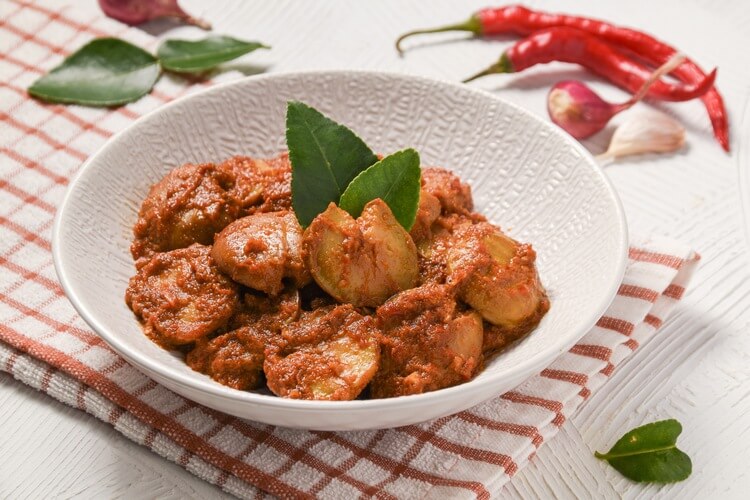 varias rendang selain daging rendang jengkol