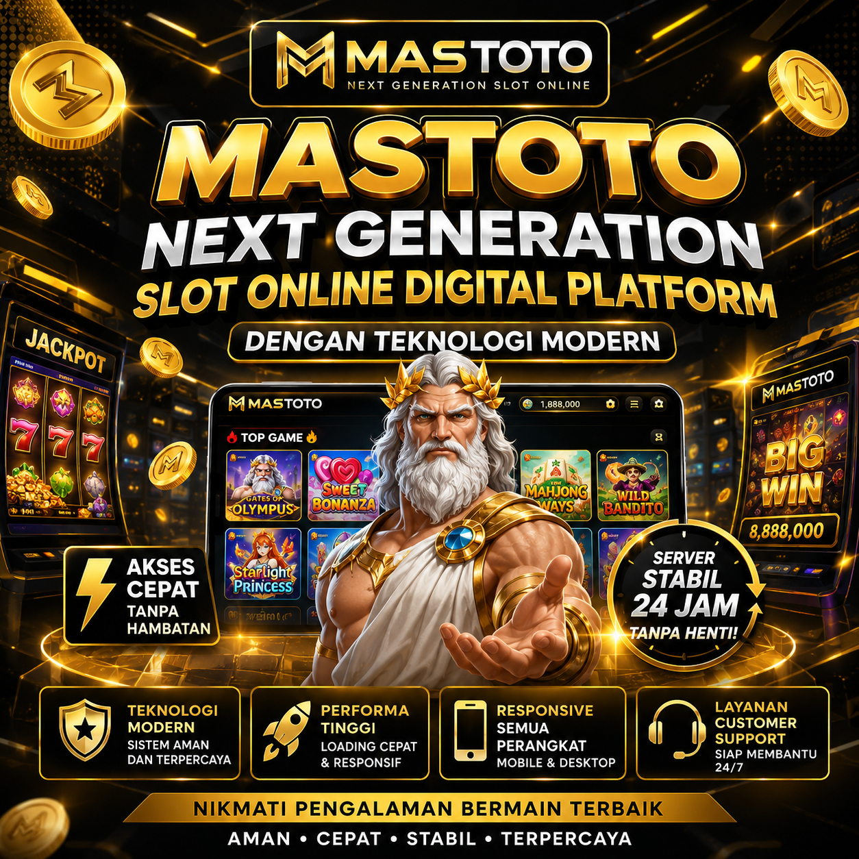 MASTOTO | Next Generation Slot Online Digital Platform dengan Teknologi Modern image 1