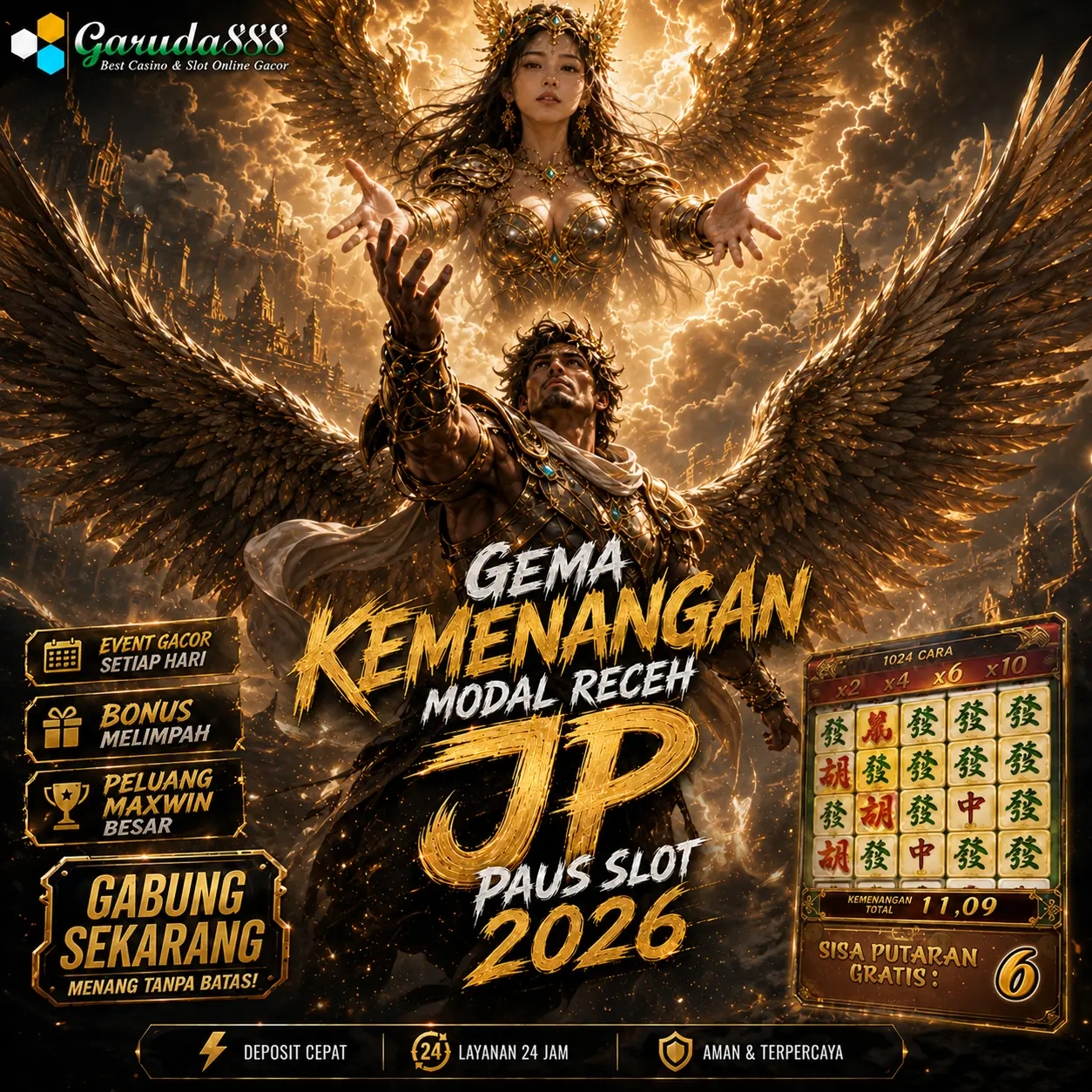 GARUDA888 Gema Kemenangan Modal Receh JP Paus Slot 2026